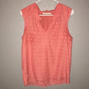 Daniel rainn pink sleeveless shirt size M